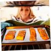 DECHOUS 18 Pcs Silicone Baking Pans Silicone Baking Tray Food Dryer Mats Silicone Pad for Food Dryer Freeze Dried Fruit Silicone Fruit Dryer Nonstick Food Dryer Vegetable White view 2