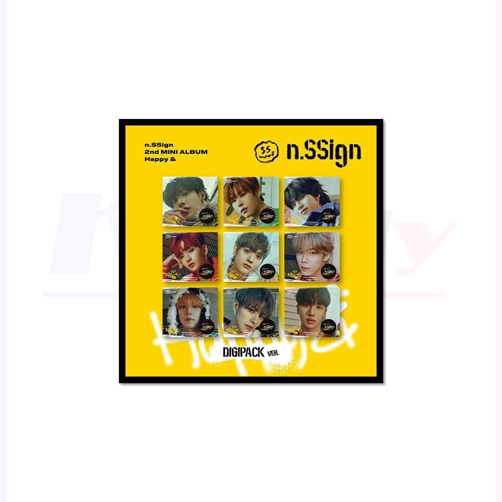 n.SSign Happy & 2nd Mini Album Digipack Ver (9 Ver Set)