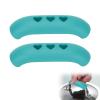 Dioche 2Pcs Silicone Assist Handle Holder Grip Heat Non Slip Pot Grip Handle Sleeve, Easy Install with Cast Iron, Frying Pans, Skillets, and More (Blue), Wholesale Business view 1