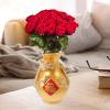 Cabilock Charming Dragon Vase Resin Floral Holder Chinese Dragon Pot Decorative Centerpiece view 2