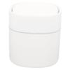 ABOOFAN 2pcs Mini Garbage Can Small Aquarium Ornaments Tiny Trash Can Countertop Trash Can Counter Trash Can Car Garbage Bin Car Trashcans Car Trash Can Mini Trash Can White Household Desk view 1