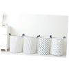 Ciieeo Sundries Storage Basket Cotton Laundry Hamper Lid for Boys and Girls Snacks Clothes 35x45cm view 4