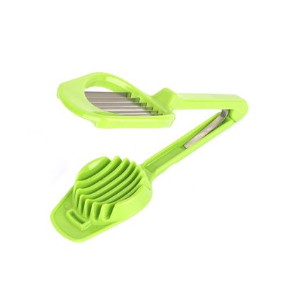 2Pcs Egg Slicers, Egg Slicers for Hard Boiled Eggs Plastic Strawberry Slicers Small Kiwi Fruit Banana Slicers Tomato Slicers Strawberry Cutter Egg Cutter Home Kitchen Bar Cooking Tool