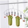 Zerodeko 2pcs Space Saving Sock Clips Hangers Stainless Steel Hangers for Laundry Rack Towel Organizer view 4