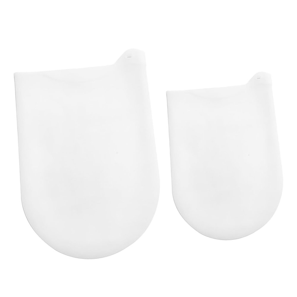 Ciieeo 2pcs Silicone and Flour Bags High Temperature Resistance Baking Liners Non-stick Pastry Kneading Bag for Noodles and Dumpling Making Random Style