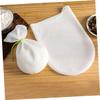Ciieeo 2pcs Silicone and Flour Bags High Temperature Resistance Baking Liners Non-stick Pastry Kneading Bag for Noodles and Dumpling Making Random Style view 3