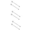 MAGICLULU 6pcs High-polish Stainless Steel Stirrer Long Handle Mixing Stick Drink Stirrer Whisk Eco-friendly Stirring Tool view 1