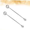 MAGICLULU 6pcs High-polish Stainless Steel Stirrer Long Handle Mixing Stick Drink Stirrer Whisk Eco-friendly Stirring Tool view 4