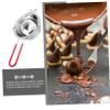 Ciieeo 2pcs Stainless Steel Melting Pot Handle for Chocolate Cheese and Butter for Baking and Candy Making view 3