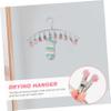 PRETYZOOM Stainless Steel Multi-Clip Drying Hanger Portable Sock and Underwear Clip Rack for Travel Space-Saving Design with Removable Home Use and Outdoor Drying view 2