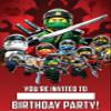 Set of 40 Ninja -Themed Happy Birthday Invitation Cards & Envelopes  Lightweight (240g), Postcard Style Invites for the Perfect Party Pack view 2