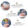 MAGICLULU Foldable Double-layer Drain Basket Heat-resistant Kitchen Storage for Fruits and Vegetables Space-saving Multi-functional Wash Basin Large Pink view 4