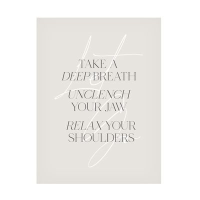 Trademark Fine Art Canvas Wall Art - Beth Cai 'Relax' Wall Art for Living Room, Bedroom, or Office Dcor