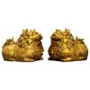 WXMYOZR Chinese Feng Shui Pi Yao/Pi Xiu Wealth Porsperity Statue,7" Pure Brass Lucky Pixiu Figurines Collectible Ornaments Attracting Wealth and Good Luck view 1