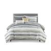 Gracie Mills Javier 8-Piece Tranquil Seersucker Stripe Comforter and Quilt Set Collection view 1