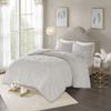 Gracie Mills Ray 3-Piece Boho Chic Tufted Cotton Chenille Medallion Duvet Set view 2