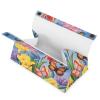 Butterfly Floral Tissue Box Cover, PU Leather Rectangular Tissue Box Case Organizer Holder Vanity Dresser Night Stand Table Countertop Home Office Car 7.7X4.7X4.3'' view 2