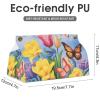 Butterfly Floral Tissue Box Cover, PU Leather Rectangular Tissue Box Case Organizer Holder Vanity Dresser Night Stand Table Countertop Home Office Car 7.7X4.7X4.3'' view 3
