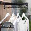 IBOWZ Pull Out Clothes Hanger Rod Retractable Closet Rod - Pull Out Closet Rod, Pull Out Hanger, Extendable Clothes Rail Closet Ceiling Mounted, Pull Out Towel Rail Closet Accessories, Load-bearin view 1