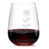 Alterf Unique Monogrammed Stemless Wine Glasses - Personalized with Letter J Initial, 16 Oz Capacity, Handcrafted Crystal Stemless Glasses with Engraved Initials - Ideal Wine Gifts for Women, Men view 1