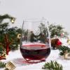 Alterf Unique Monogrammed Stemless Wine Glasses - Personalized with Letter J Initial, 16 Oz Capacity, Handcrafted Crystal Stemless Glasses with Engraved Initials - Ideal Wine Gifts for Women, Men view 2