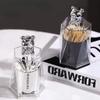BNVXR Fashion Creative Toothpick Holder Plastic Desktop Bear Toothpick Holder Dispenser Dental Floss Cotton Swab Stick Organizer Chic view 3