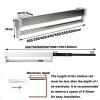 IBOWZ Pull Out Clothes Hanger Rod Stainless Steel Wardrobe Rail Tube - Extendable Pull Out Closet Rod, Wardrobe Adjustable Hanger Rod, Household Space-Saving Pants Storage Artifact Accessories, Lo view 2