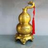 AMGPRO Brass Gourd Home Porch Wine Cabinet Decorations, Attract Wealth and Good Luck, high-end Gifts, view 1