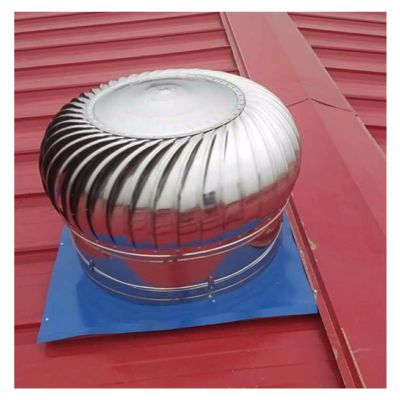 FENGZEQUAN Rotating Chimney Cowl Cap,Ventilation Chimney Cowl,Cowl Cap with Claw Base Energy Saving,Heat Dissipation,for Outdoor Roof Stainless Steel Non Power Dryer Vent Cover (Size : 350mm/13.77in)