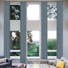 Fcoise Pinch Pleated Curtains Blackout Linen Drapes Extra Long Custom-Made 102-288 Inches Long/Floor to Ceiling Curtains/Burlap Window Treatment Drapes / 2 Panels/Grey Blue / 50" W x 240" L view 1