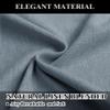 Fcoise Pinch Pleated Curtains Blackout Linen Drapes Extra Long Custom-Made 102-288 Inches Long/Floor to Ceiling Curtains/Burlap Window Treatment Drapes / 2 Panels/Grey Blue / 50" W x 240" L view 3