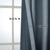 Fcoise Pinch Pleated Curtains Blackout Linen Drapes Extra Long Custom-Made 102-288 Inches Long/Floor to Ceiling Curtains/Burlap Window Treatment Drapes / 2 Panels/Grey Blue / 50" W x 240" L view 4