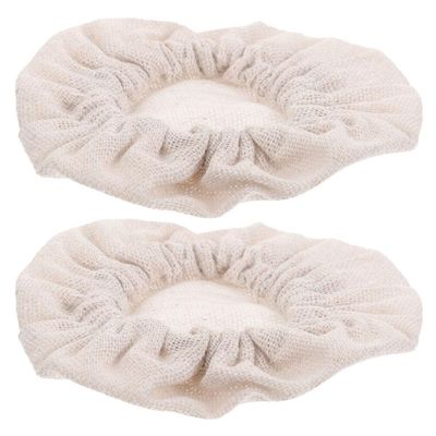2pcs Breathable Cloth Covers for Fermentation Jars Glass Jar Caps for Easy Installation for Home Fermenting and Food Storage and Reusable Lids
