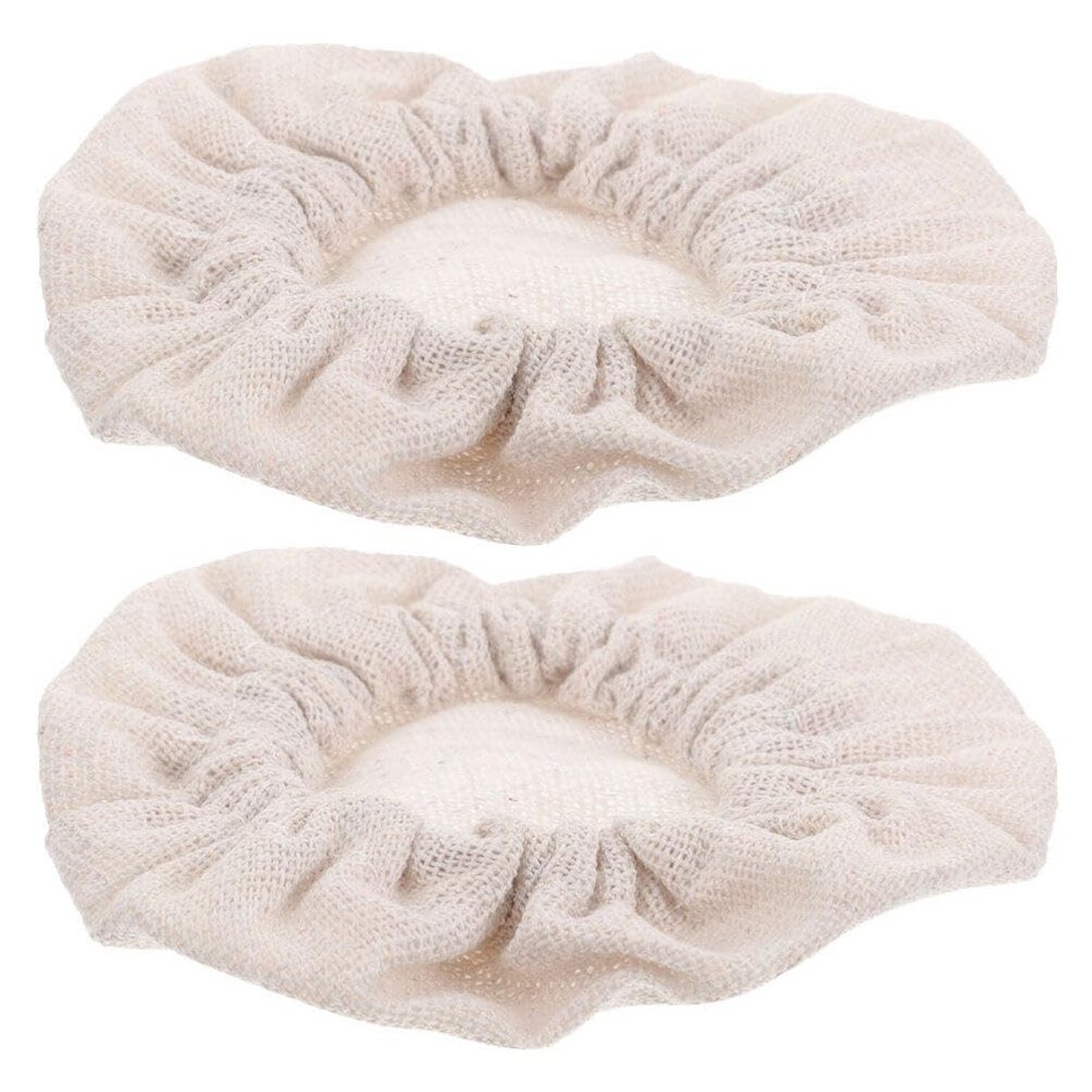 2pcs Breathable Cloth Covers for Fermentation Jars Glass Jar Caps for Easy Installation for Home Fermenting and Food Storage and Reusable Lids