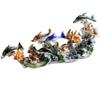 MTME Porcelain Figurines, Family in The sea, memorialbilia, Sculpture Home Decor (A) view 1