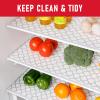 Cooyes Non Slip Refrigerator Liners, 2-in-1 Fridge Mats and Fresh-Keeping Shelf Liners, Absorbs Excess Moisture, BPA-Free, Multiple Sizes for Glass Shelves Kitchen Cabinets Drawers, 6 Pack, 12"  24" view 2