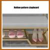 Storage Shoe Bench Shoe Storage Bench Shoes Cabinet Bench Shoe Bench with Seat 80CM Entrance Simple Shoe Bench Light Luxury Metal Nordic Shoe Stool with Backrest for Entryway Living Room Res, 1, Grey view 4