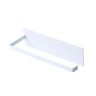 Paper Towel Holder Under Kitchen Cabinet Self Adhesive Towel Paper Holder Stick On Wall (Color : White)