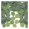Gumney 100 Pcs Artificial Eucalyptus Leaves, Faux Eucalyptus Leaves Fake Leaves for DIY Crafts Wreath Wedding Home Party Christmas Decoration view 1