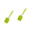 Gatuida 2pcs Multi-Function Silicone Scrubber for Dish and Bowl Food-Grade Resistant Space-Saving Kitchen Tool Comfortable Handle Easy to Green view 1