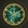 Geek Alerts Extreme Motocross Voice Control LED Light Wall Clock Motorbike Dirt Bike Tricks Motor Cycle Enduro 12inch Acrylic Smart Luminous Silent Clock for Rider Man Cave Decor view 1