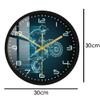 Geek Alerts Extreme Motocross Voice Control LED Light Wall Clock Motorbike Dirt Bike Tricks Motor Cycle Enduro 12inch Acrylic Smart Luminous Silent Clock for Rider Man Cave Decor view 2