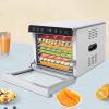 Food Dehydrator Fruit and Meat Dryer with 8 Stainless Steel Trays 700W 0-24 Hours Timer and Temperature Control for Vegetables, Fruits, Beef Jerky, Meat, Fruit Peel view 2