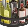 Tyenaza Kitchen Spice Holder, Rotating Kitchen Storage Tray 360 Degreee Rotatable Spice Organizer Bin Carbon Steel Spice Rack for Household view 3