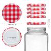 PRETYZOOM 40pcs Mason Jar Lids 2.4" Screw Canning Lids Regular Open Mouth Metal Caps for Canning Jars Jam Jelly Bottles Food Storage view 2