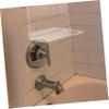 Amosfun Wall Mounted Floating Shelf Organizer for Bathroom Elegant Storage for Toiletries and Easy Installation for Wall Space Optimization view 4