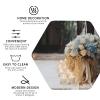 4Pcs Drink Coasters for Drinks Tabletop Protection, Wedding Ceremony Supply Leather Coaster for Kinds of Cups, Absorbent Cup Coaster for Coffee Table Home Decor 4" Cup Mat Pad view 3