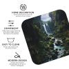 4Pcs Drink Coasters for Drinks Tabletop Protection, Waterfall Cliff Leather Coaster for Kinds of Cups, Absorbent Cup Coaster for Coffee Table Home Decor 4" Cup Mat Pad view 3