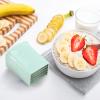 iplusmile Fruit Cutter 3.34X2.75X2.36 Inch Handheld Fruit Slicer Cup with Strawberry and Banana Slicer for Kitchen Salad Preparation view 2