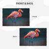 4 PCS Placemats Set Vivid Flamingo Woven Placemats for Dining Table Heat Resistant Place Mats Non-Slip Washable Imitation Linen Table Mats for Home Kitchen Weddings Holiday Party Decor view 3